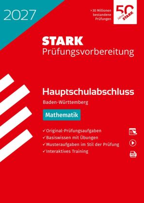 STARK Mathematik - Hauptschulabschluss 2027 BW - Prüfungsvorbereitung, m. 1 Buch, m. 1 Beilage