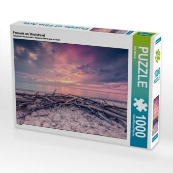 CALVENDO Puzzle Fernweh am Weststrand 1000 Teile Lege-Größe 64 x 48 cm Foto-Puzzle Bild von Dirk Wie