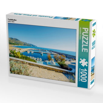 CALVENDO Puzzle Yachthafen | 1000 Teile Lege-Größe 64x48cm Foto-Puzzle für glückliche Stunden