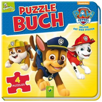 PAW Patrol Puzzlebuch | Mit 4 Puzzles à 12 Teilen