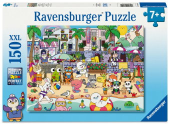 Kinderpuzzle 150 XXL Teile - Spaß an der Strandpromenade