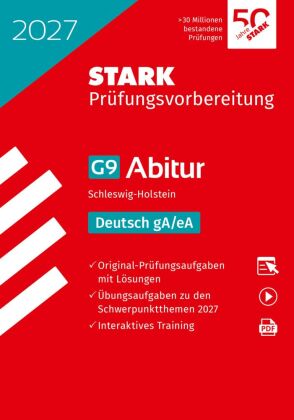 STARK Deutsch gA/eA - Abitur 2027 Schleswig-Holstein - Prüfungsvorbereitung, m. 1 Buch, m. 1 Beilage