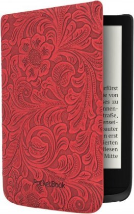 PocketBook Cover Shell Comfort für Touch HD 3, Touch Lux 4, Basic Lux 2, Red Flowers