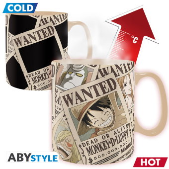 ONE PIECE - Mug Heat Change - Wanted
