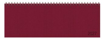 Tischkalender quer Professional Premium 2027 rot