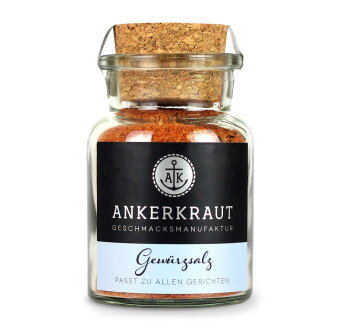 Ankerkraut Gewürzsalz, Korkenglas