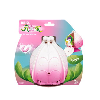 BRIO Flora - 36224 Poppys Blumenhaus | Spielset für endlosen fantasievollen Spielspaß für Mädchen un
