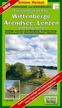 Doktor Barthel Karte Radwander- und Wanderkarte Flusslandschaft Elbe, Wittenberge, Arendsee, Lenzen