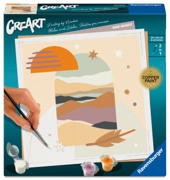 CreArt, Malen nach Zahlen Adults Trend - Boho