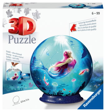 3D Puzzle-Ball Bezaubernde Meerjungfrauen