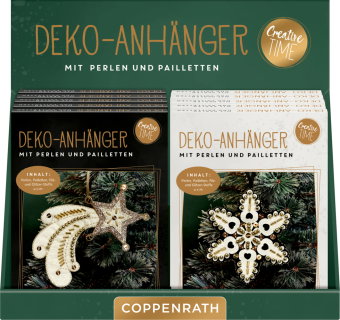 DIY-Anhänger mit Perlen und Pailletten