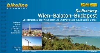 Bikeline Radtourenbuch Radfernweg Wien-Balaton-Budapest