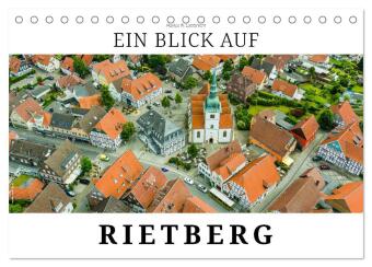 Ein Blick auf Rietberg (Tischkalender 2024 DIN A5 quer), CALVENDO Monatskalender