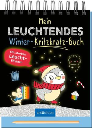 Mein leuchtendes Winter-Kritzkratz-Buch