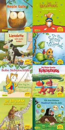 Pixi-8er-Set 297: Pixis liebste Kinderbuch-Helden (8x1 Exemplar), 8 Teile