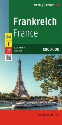 freytag & berndt Straßenkarte Frankreich 1:800.000