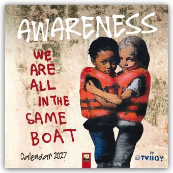 Awareness by TVBOY - Kunstkalender 2027 - Original Flame Tree Publishing-Kalender [Kalender]
