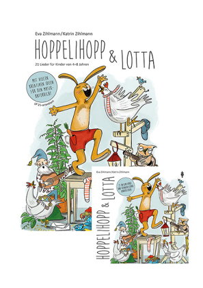 Hoppelihopp und Lotta (Set), m. Buch, m. Audio