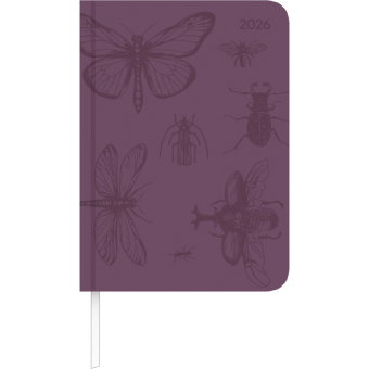 Alpha Edition - Lady Journal Deluxe Purple 2026 - Taschenkalender A6 (11×15 cm) - Weekly - 128 Seite