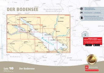 Sportbootkarten Satz 10: Bodensee (Ausgabe 2025)