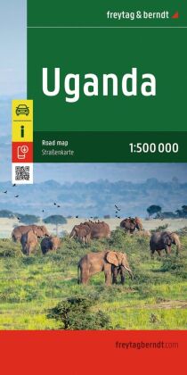 freytag & berndt Straßenkarte Uganda 1:500.000