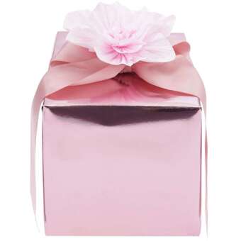 Geschenkpapier Metallic Rosa, Glänzend, FSC MIX