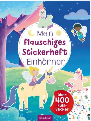 Mein flauschiges Stickerheft - Einhörner