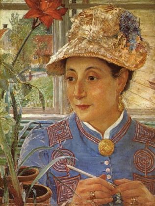 Ernst Josephson - Porträt der Jeanette Rubenson - 500 Teile (Puzzle)