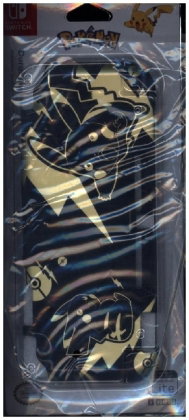NSW Lite Duraflexi Protector Pikachu Black & Gold