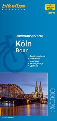 Bikeline Radkarte Radwanderkarte Köln / Bonn