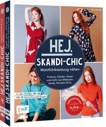 Hej.Skandi-Chic - Wohlfühlkleidung nähen - Doppeltes Nähglück: 2 Bücher im Set