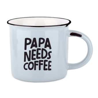 Becher Vintage Papa needs coffee