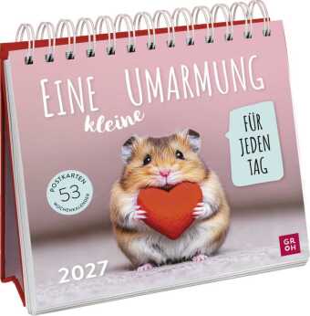 Postkartenkalender 2027: Eine kleine Umarmung für jeden Tag