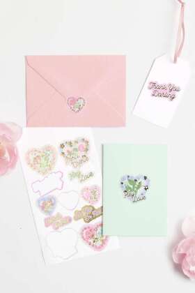 Papiersticker La Vie en Rose FSC MIX