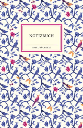 Notizbuch Insel-Bücherei »Ranken indigo«