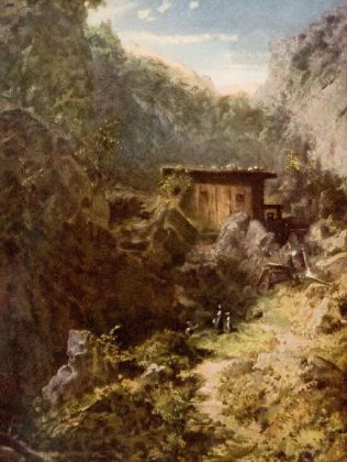 Carl Spitzweg - Gebirgsmühle - 500 Teile (Puzzle)