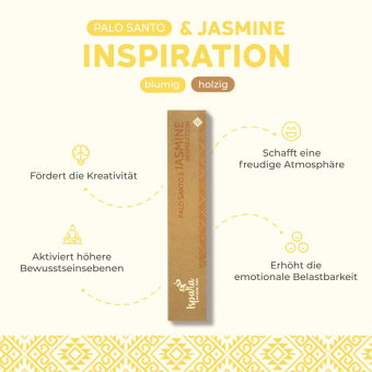 Palo Santo & Jasmin Räucherstäbchen