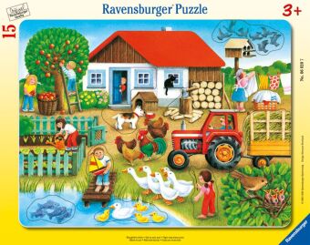 Kinderpuzzle 15 Teile - Was gehört wohin?