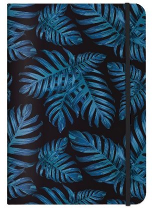 Notizbuch A5 Philodendron blue