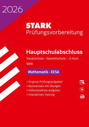 STARK Mathematik G-Kurs - Hauptschulabschluss (EESA) 2026 NRW - Prüfungsvorbereitung, m. 1 Buch, m.