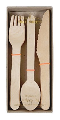 Wooden Besteck - Holz Natural