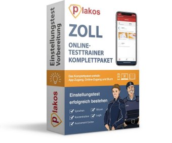 Zoll Einstellungstest Vorbereitung, Online-Testtrainer Komplettpaket