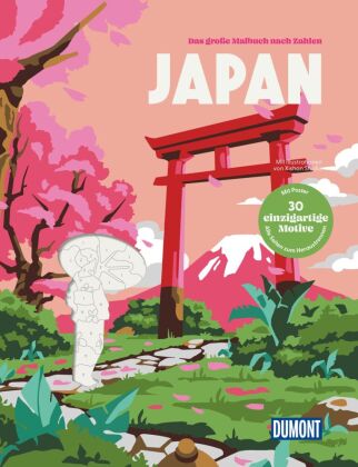 Japan - Das große Ausmalbuch nach Zahlen