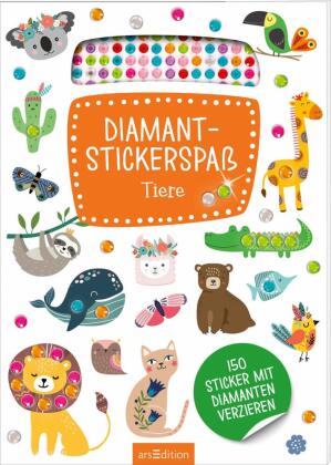 Diamant-Stickerspaß Tiere
