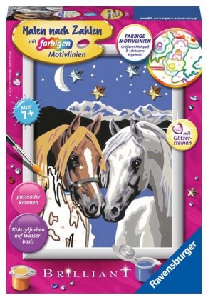 Ravensburger Malen nach Zahlen 28024 - Pferdeliebe - Kinder ab 7 Jahren