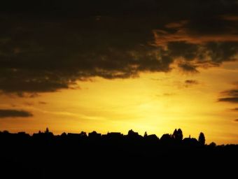 Goldener Sonnenuntergang - 500 Teile (Puzzle)