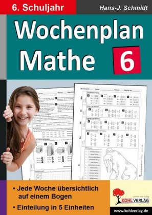 Wochenplan Mathe, 6. Schuljahr
