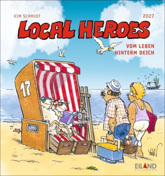 Local Heroes Postkartenkalender 2027 - Vom Leben hinter´m Deich