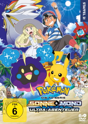 Pokémon - Die TV-Serie: Sonne und Mond Ultra-Abenteuer. Staffel.21, 6 DVD