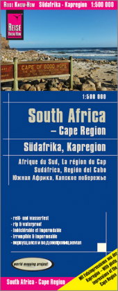 Reise Know-How Landkarte Südafrika Kapregion / South Africa, Cape Region (1:500.000). Afrique du sud